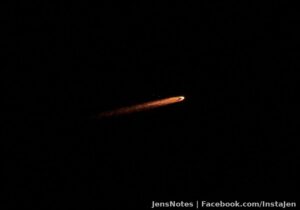 So tonight's ULA Atlas V rocket went up smooth and well, I forgot to put my zoom lens on so, this is the best