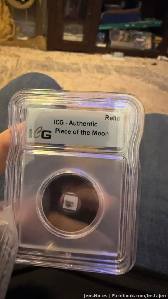 Bought a piece of the moon today!!