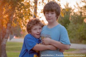 Found this photo I took of my two boys from about 15 years ago at our house in Monroe, MI and I think it's