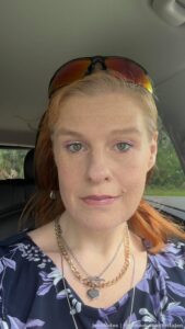 Dressed up just to go to Publix because I haven't since my assault on 5/2. Can't be afraid to look good without fear of