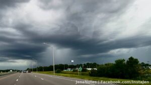 Your typical Florida downburst with blinding rains I ended up driving right into in SE Brevard County!