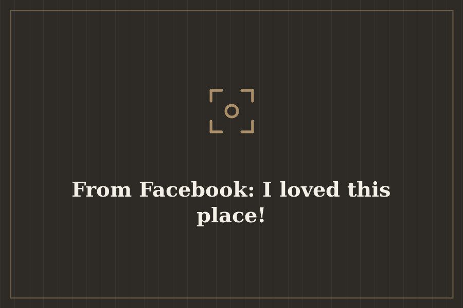 From Facebook: I loved this place! — cover