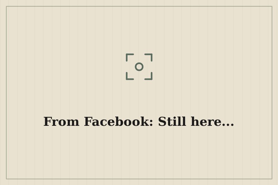 From Facebook: Still here... — cover