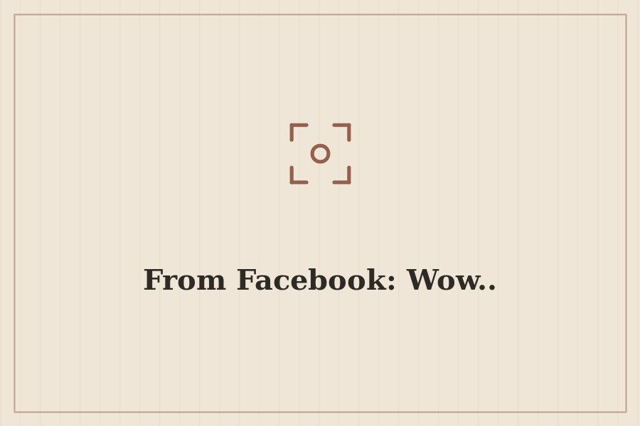 From Facebook: Wow.. — cover