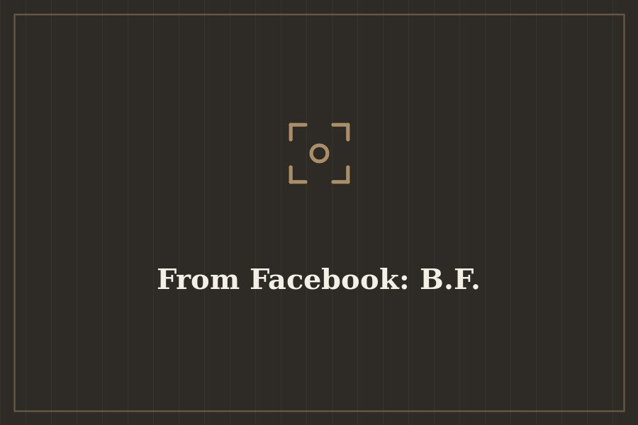 From Facebook: B.F. — cover