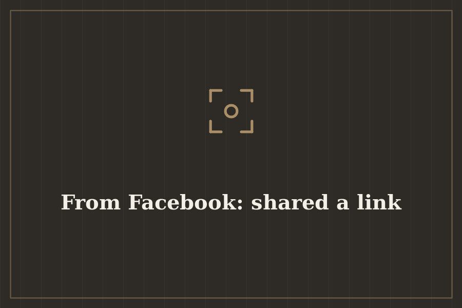 From Facebook: shared a link — cover