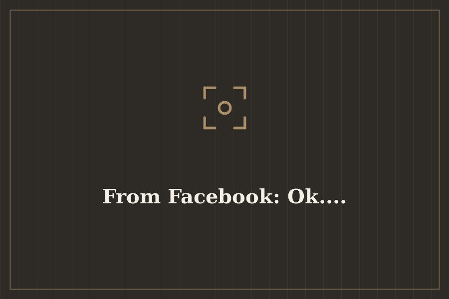 From Facebook: Ok.... — cover