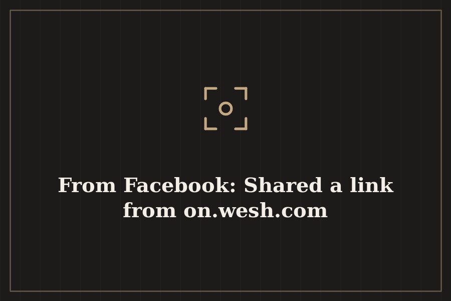 From Facebook: Shared a link from on.wesh.com — cover