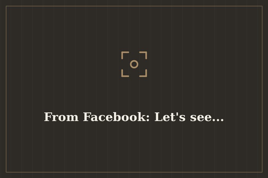 From Facebook: Let's see... — cover