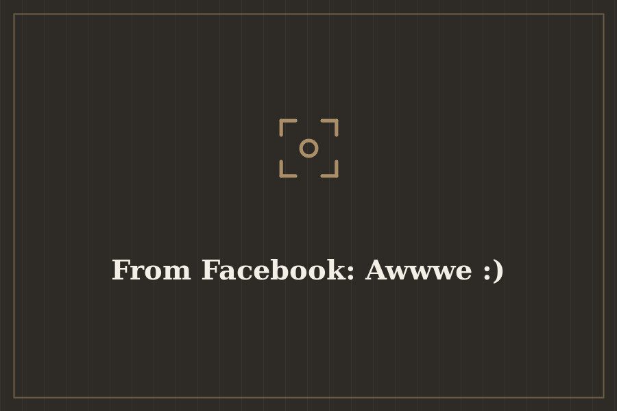 From Facebook: Awwwe :) — cover