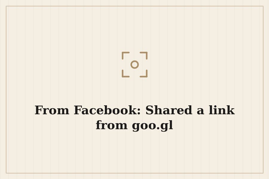 From Facebook: Shared a link from goo.gl — cover