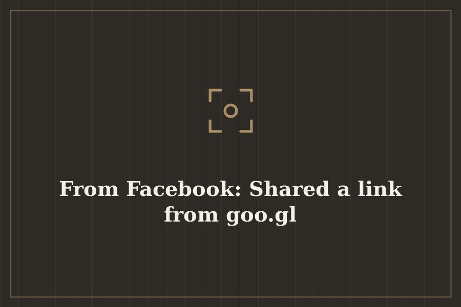 From Facebook: Shared a link from goo.gl — cover