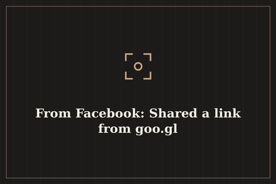 From Facebook: Shared a link from goo.gl — cover