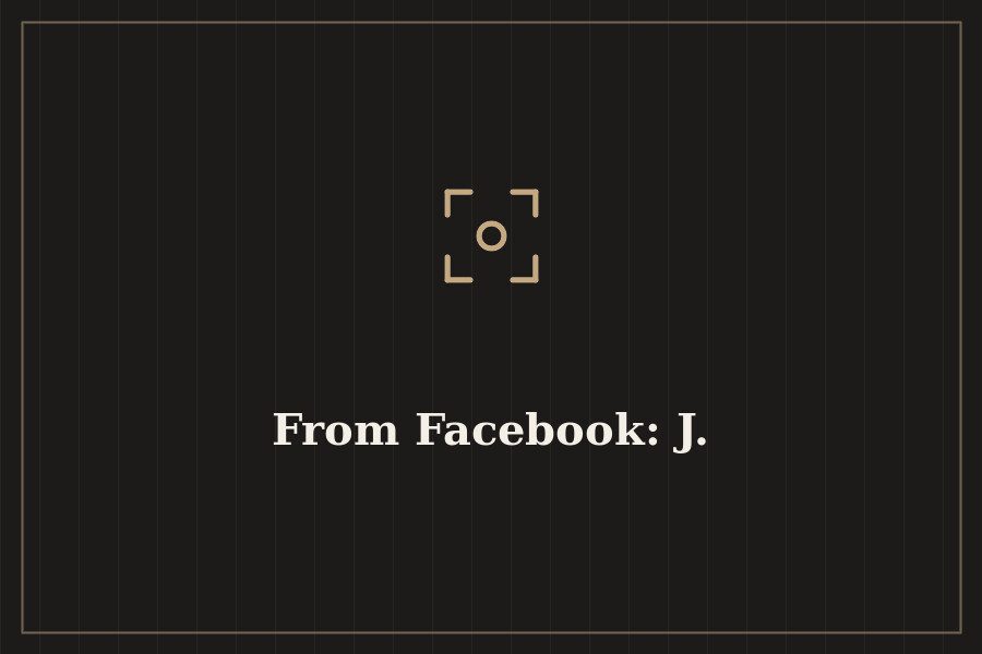 From Facebook: J. — cover