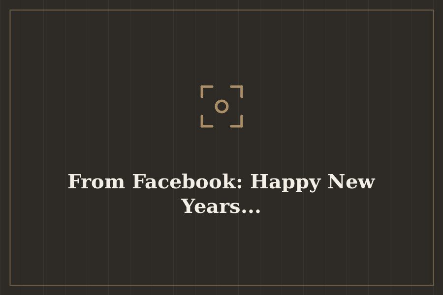 From Facebook: Happy New Years... — cover