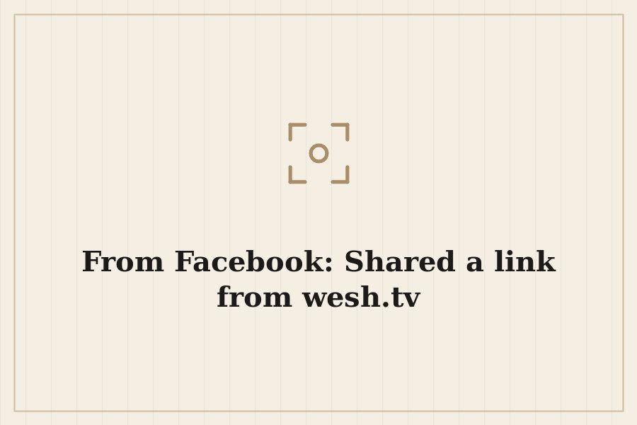 From Facebook: Shared a link from wesh.tv — cover