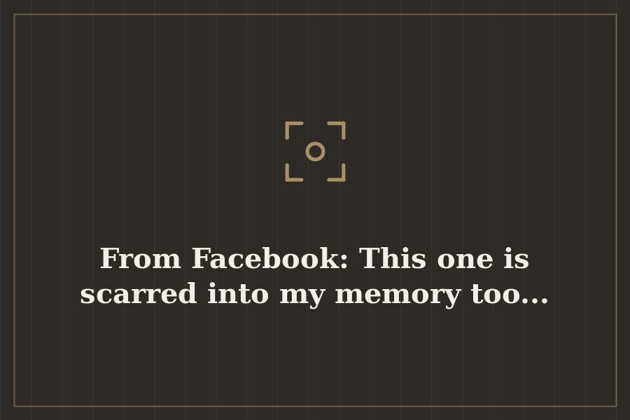 From Facebook: This one is scarred into my memory too... — cover