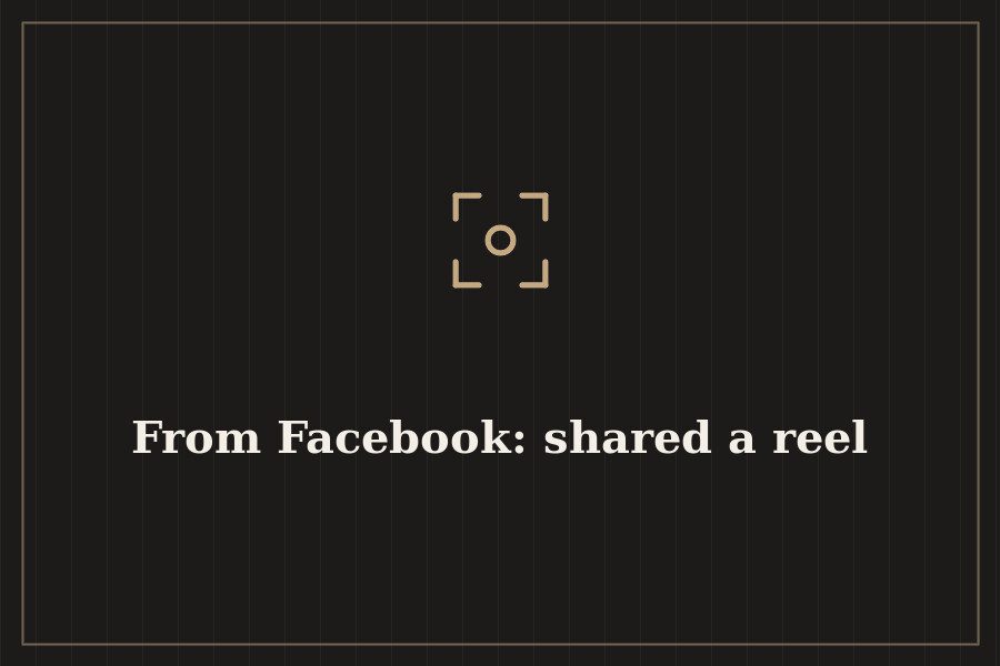 From Facebook: shared a reel — cover