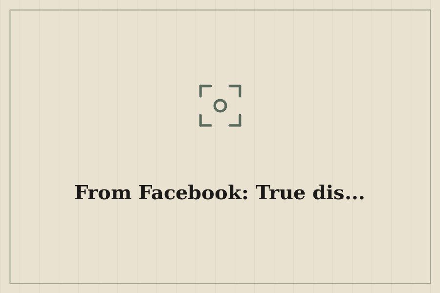 From Facebook: True dis... — cover