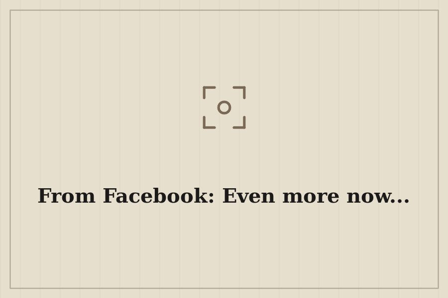 From Facebook: Even more now... — cover