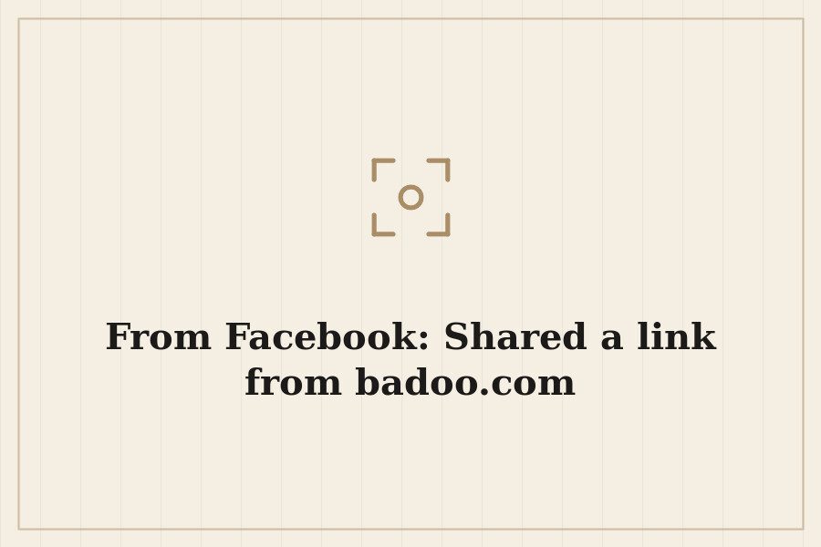 From Facebook: Shared a link from badoo.com — cover