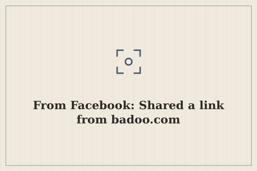 From Facebook: Shared a link from badoo.com — cover
