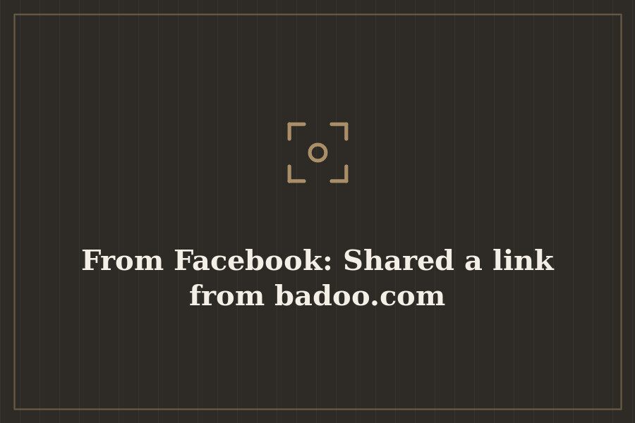 From Facebook: Shared a link from badoo.com — cover