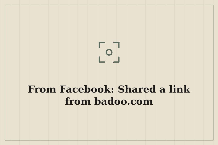 From Facebook: Shared a link from badoo.com — cover