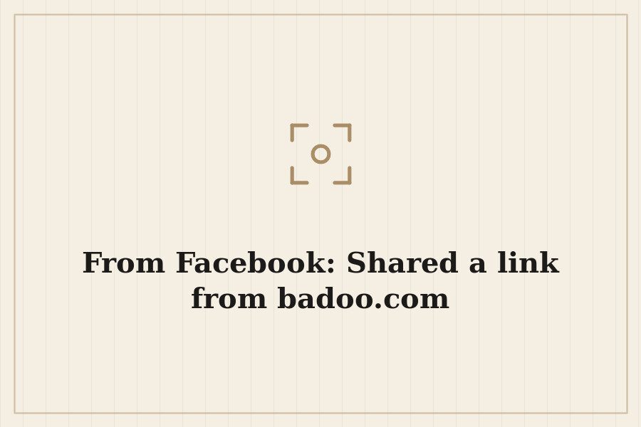 From Facebook: Shared a link from badoo.com — cover