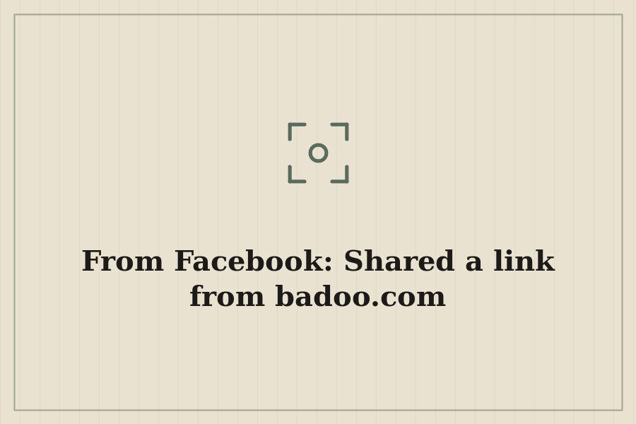 From Facebook: Shared a link from badoo.com — cover