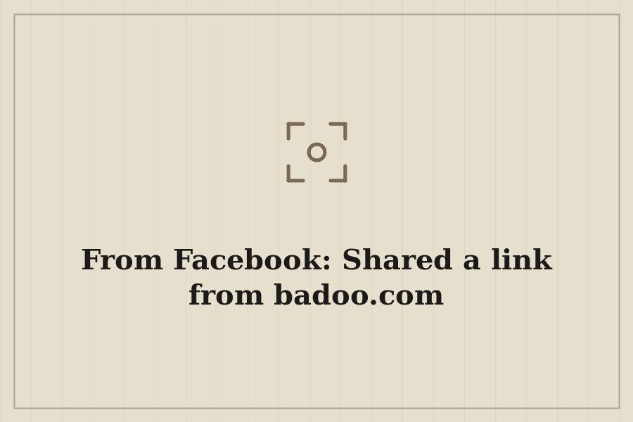 From Facebook: Shared a link from badoo.com — cover