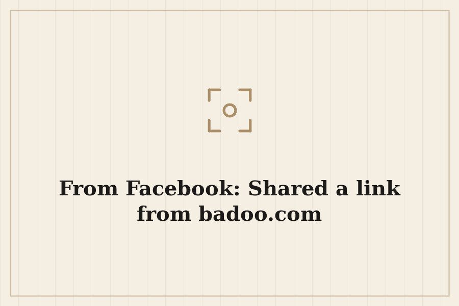 From Facebook: Shared a link from badoo.com — cover