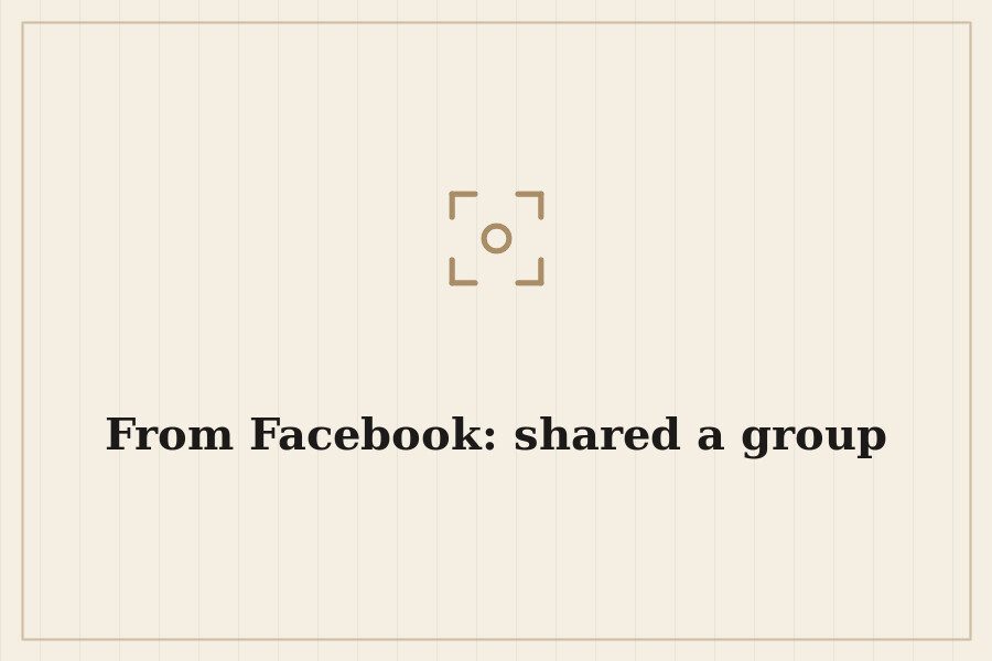 From Facebook: shared a group — cover