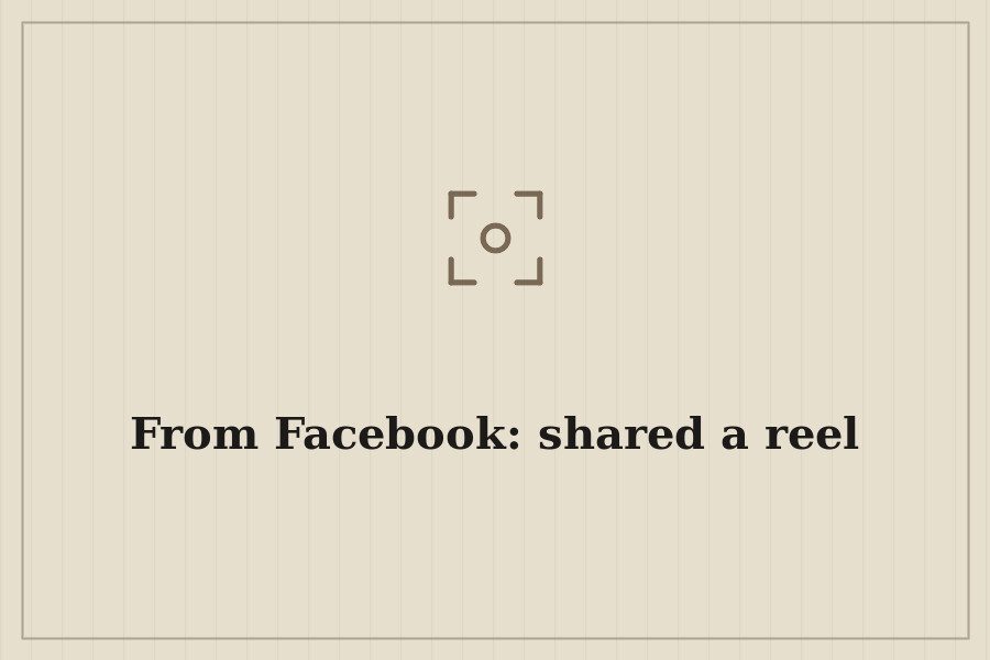 From Facebook: shared a reel — cover