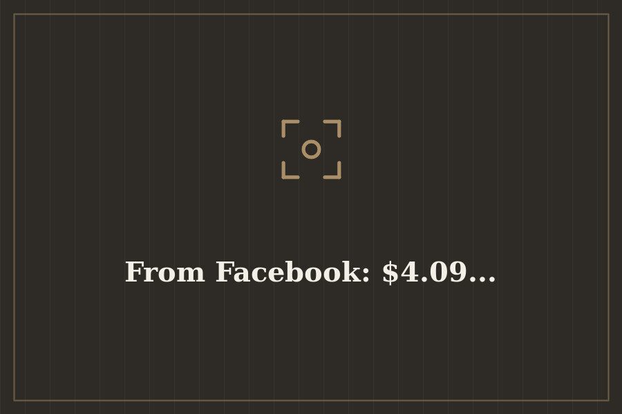 From Facebook: $4.09... — cover