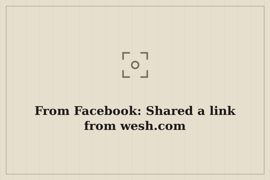 From Facebook: Shared a link from wesh.com — cover