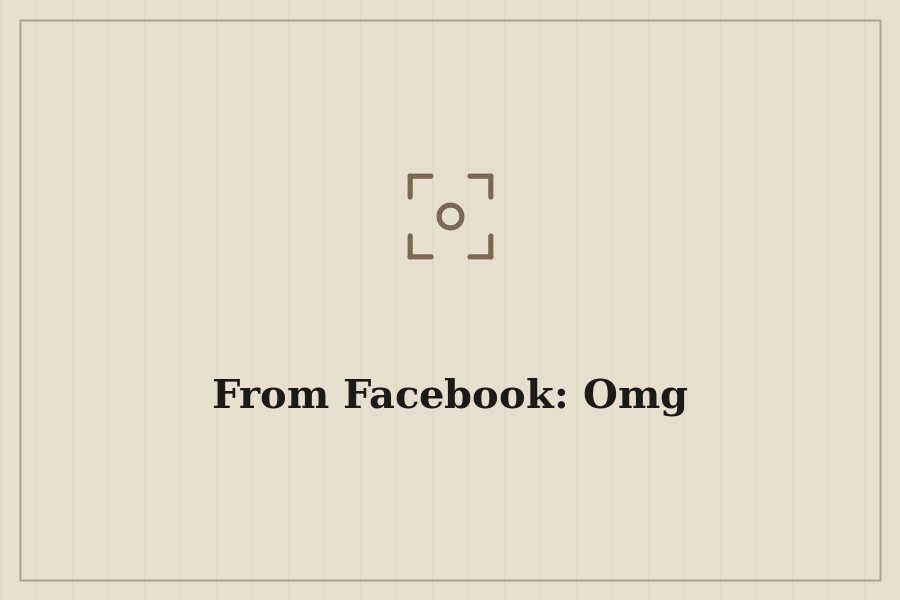 From Facebook: Omg — cover