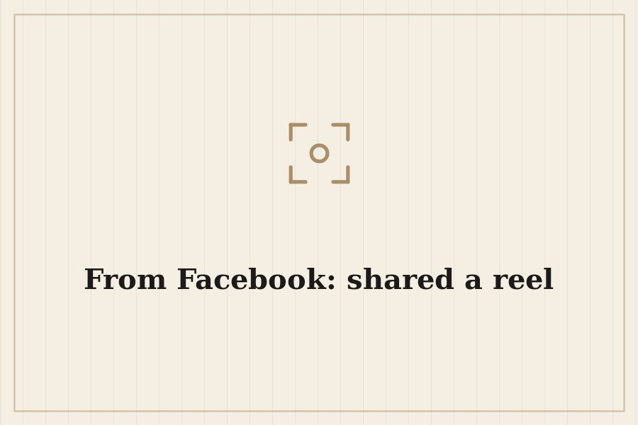 From Facebook: shared a reel — cover