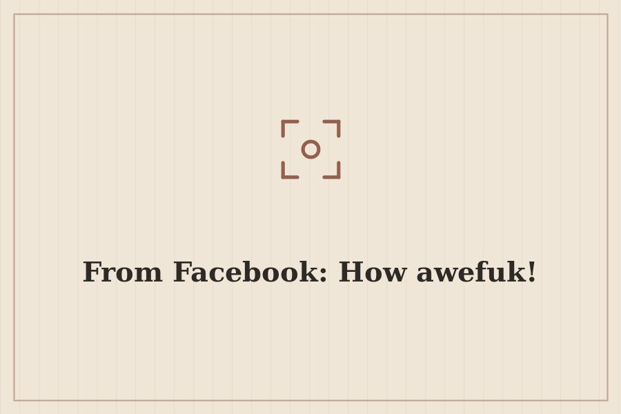 From Facebook: How awefuk! — cover