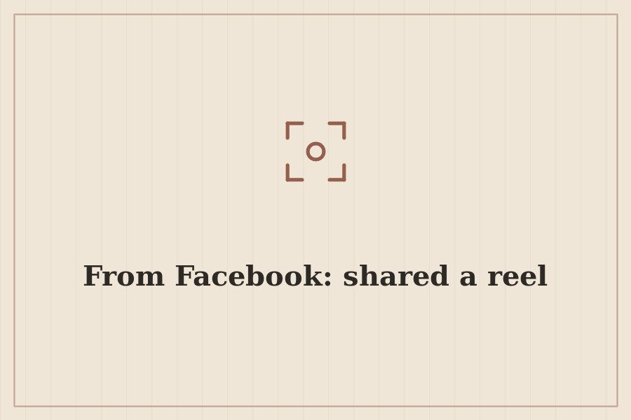 From Facebook: shared a reel — cover