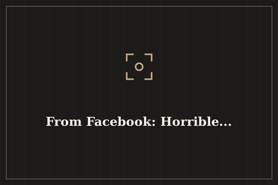 From Facebook: Horrible... — cover