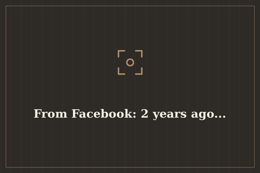 From Facebook: 2 years ago... — cover