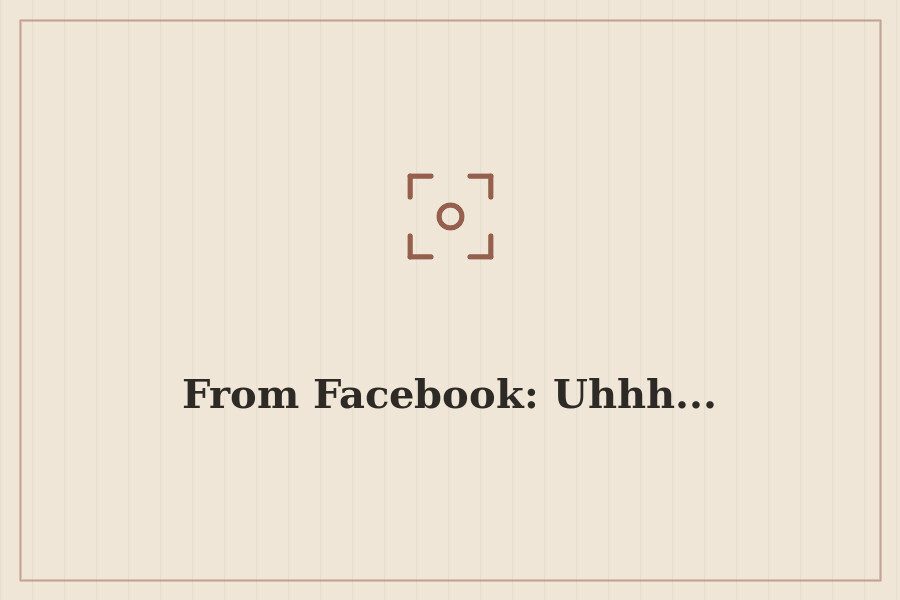 From Facebook: Uhhh... — cover