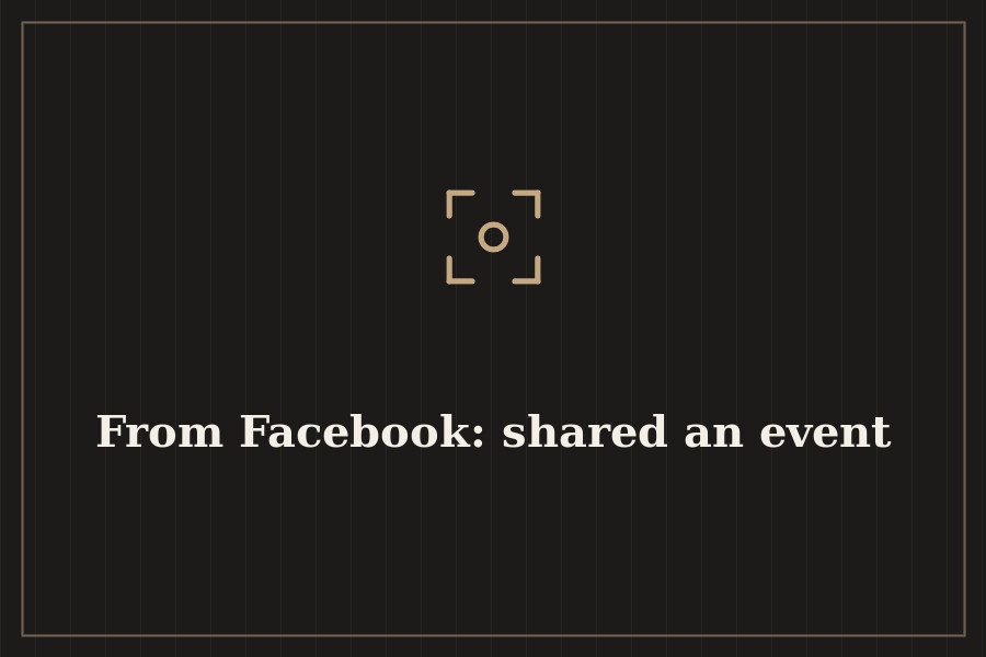From Facebook: shared an event — cover