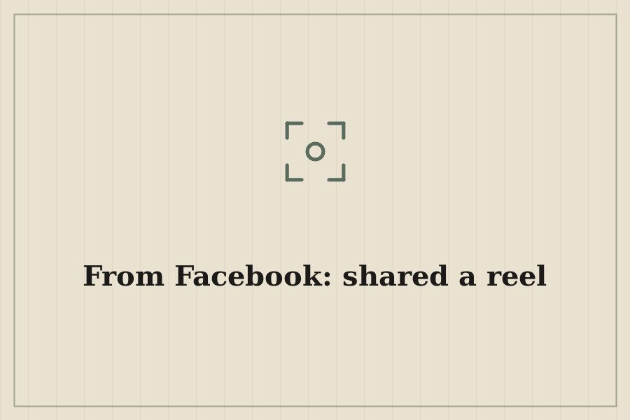 From Facebook: shared a reel — cover