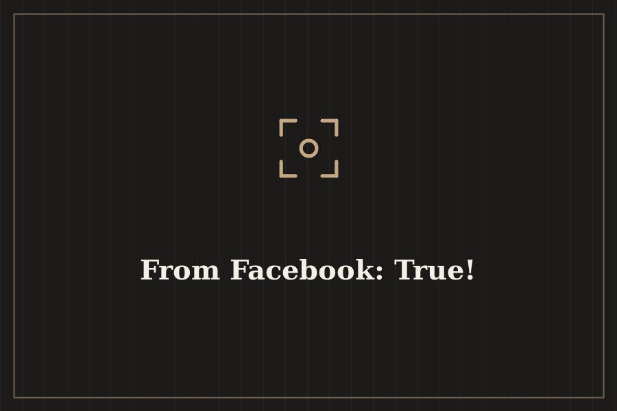 From Facebook: True! — cover