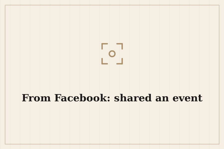 From Facebook: shared an event — cover