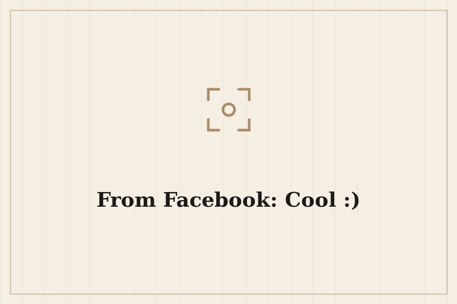 From Facebook: Cool :) — cover