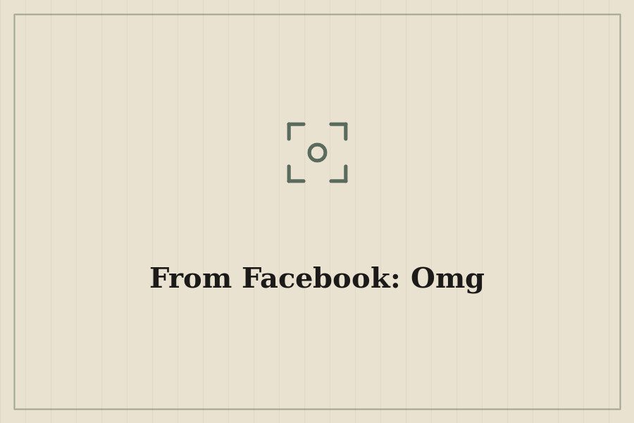 From Facebook: Omg — cover