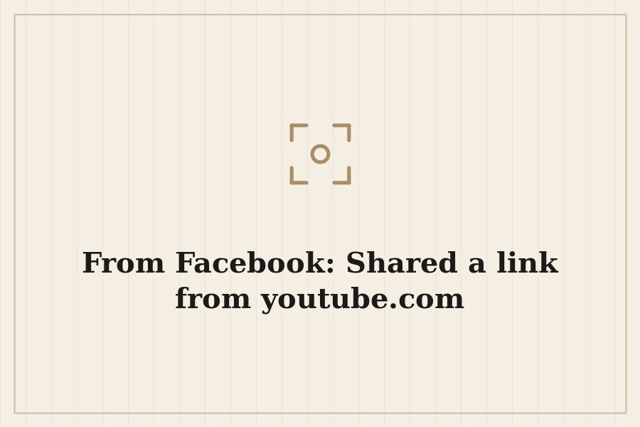 From Facebook: Shared a link from youtube.com — cover